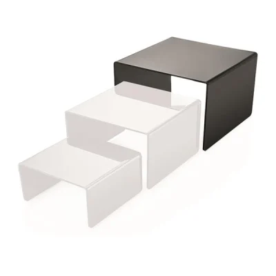 Biradlı Brd-Zg-01 Açık Büfe Pleksi Teşhir Standı 30X30X20 cm