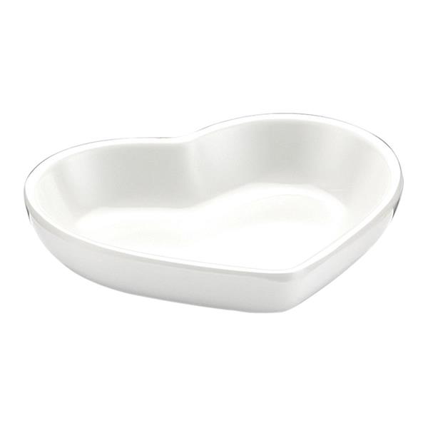 Biradlı Brd-517604 Açık Büfe Minimalist 8X7X1,5 Cm Kalpli Beyaz