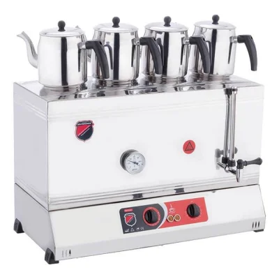 SilverInox 2083 85 Model 4 Demlikli Kaynaklı Elektrikli Çay Ocağı