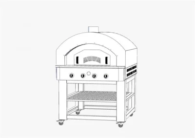 Venarro Alonar DYF - 7510A Pide ve Pizza Fırını Alt Standı