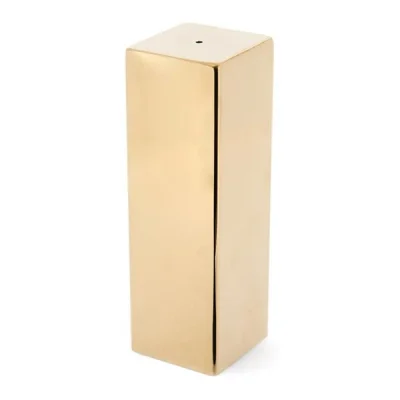 Biradlı Grv-109-Xl-Altın Tekli Biberlik Kare Altın 4X4X12,5 cm