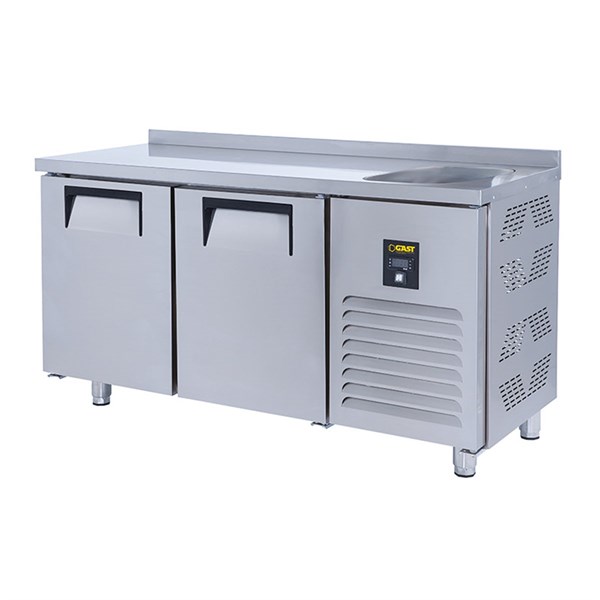 Gast TTEB1200C Tezgah Tipi 2 Kapılı Evyeli Buzdolabı