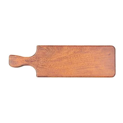 Biradlı Grv-1856 İroko Kulplu Pide Sunum 50X15X2,4