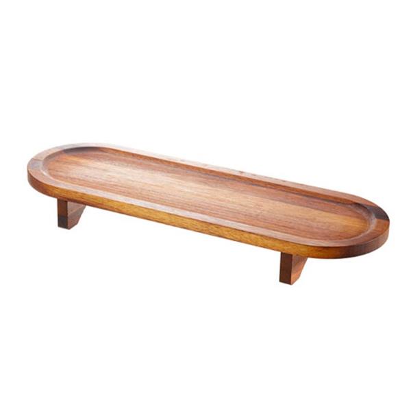Biradlı Grv-1873 İroko Ayaklı Kebap Sunum 20x60x5 cm