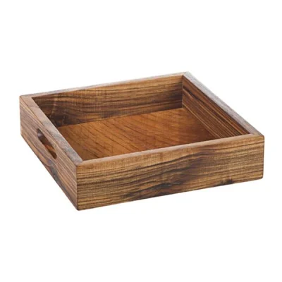 Biradlı Grv-1897 Kare Ekmeklik Ahşap 20x20 Cm