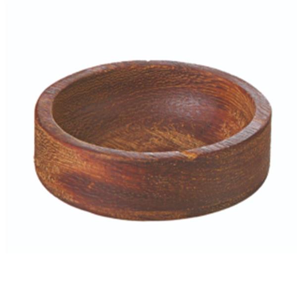 Biradlı Grv-1902-3 Iroko Yuvarlak Sosluk-Çerezlik 10 Cm