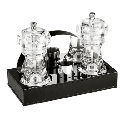 Biradlı Grv-197 4 Lü Akrilik Menaj Set Şeffaf