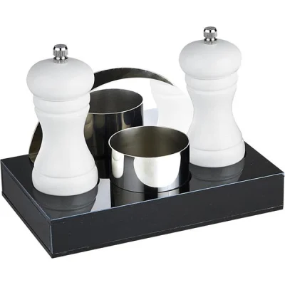 Biradlı Grv-198 4 Lü Menaj Set 20x12x3 Cm, Beyaz
