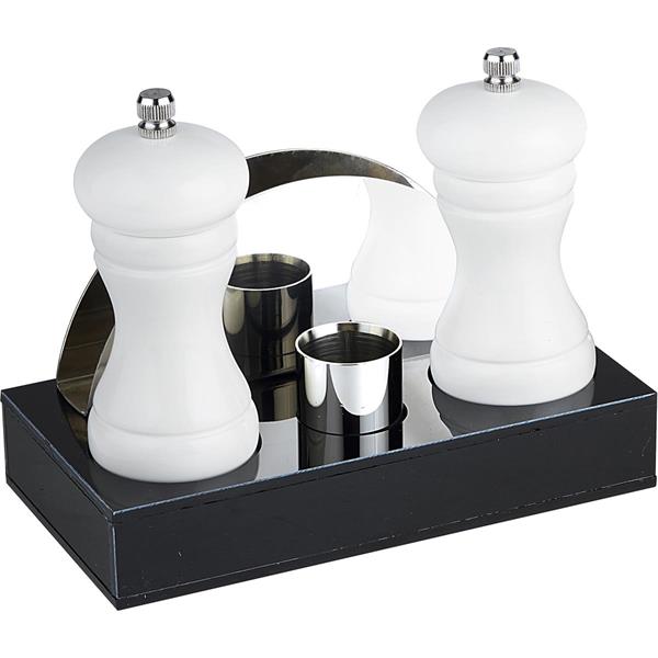 Biradlı Grv-199 4 Lü Menaj Set 18,5x9,5x3 Cm Beyaz