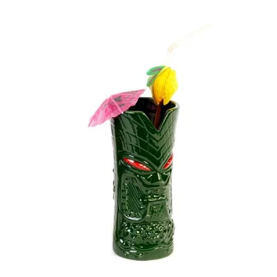 Biradlı Grv-20221 Seramik Tiki Mug 8x17,5 Cm 350 Cc