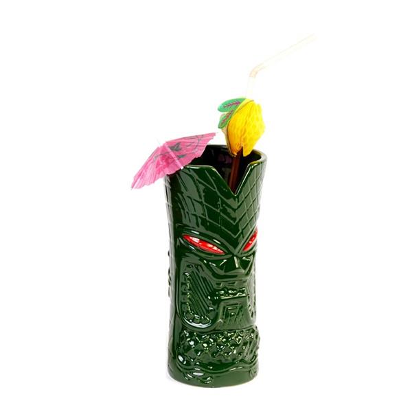 Biradlı Grv-20221 Seramik Tiki Mug 8x17,5 Cm 350 Cc