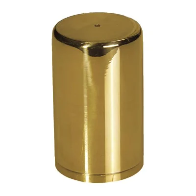 Biradlı Grv-295-Altın Groovy Yuvarlak Bodur Tuzluk Çap 4Cm H:6,5 Cm