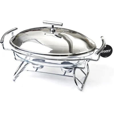 Biradlı Grv-9065 Isıtıcılı Yemek Servis Oval 2,4 L 36,5X22X20  cm