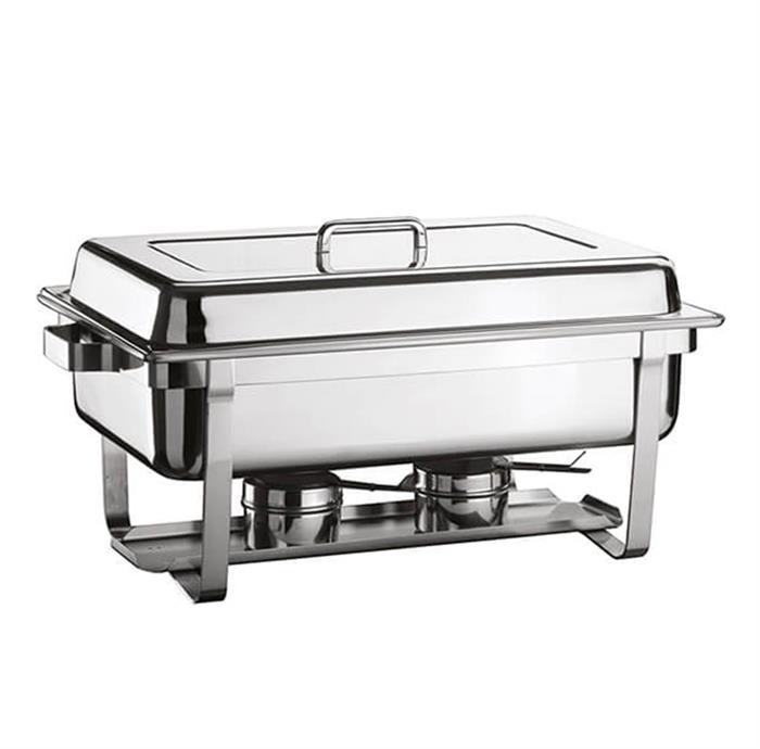 CHAFING DISH ÇİN MODEL KAP. İÇİÇE GEÇEN AYAK KIZAKLI, E.ISITICI YOK