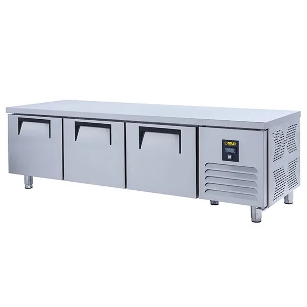 Gast PAGB1300C Pişirici Altı 3 Kapılı Geniş Buzdolabı