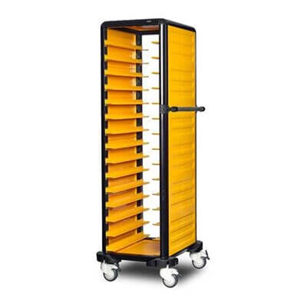 Gastrolley G.ST.150.S.2 150 Tekli Servis Tepsi Arabası 2 Yanı Kapalı 57x71x174cm