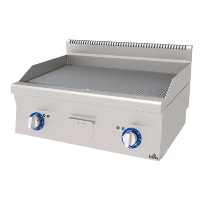 Atalay-E AEI-860-N- Elektrikli Pleyt Izgara Oluklu Yüzey 80x60x30