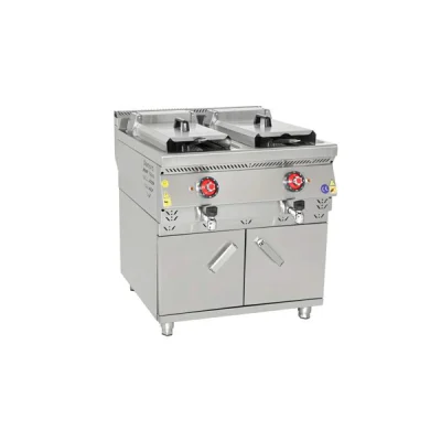 Himaksan DFE 668 9+9 Lt Elektrikli Çiftli  Fritöz Dolaplı