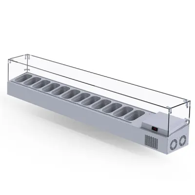 Gast SBC12 12 Gözlü Set Üstü Saladbar