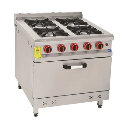 Himaksan KZG-880 4+1 Fırın Gazlı Kuzine Dg-Ce