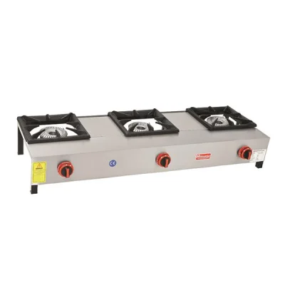 Himaksan LKK-3 3Lu Lokanta Ocağı Yüksek  Ayak Gazlı Dg-Ce