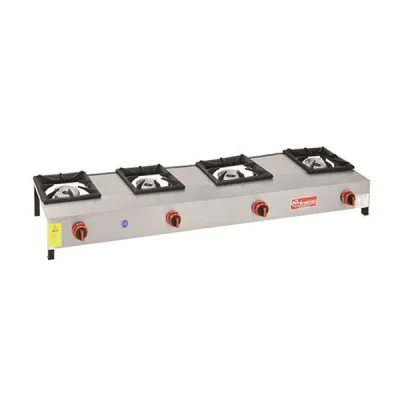 Himaksan LKK-4 CE 4Lu Lokanta Ocağı Yüksek  Ayak Gazlı Lpg-Ce