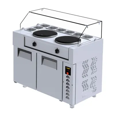 Gast KRB1200 2 Kapılı Krep Buzdolabı