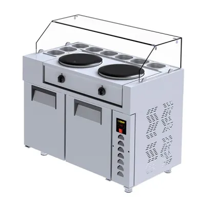 Gast KRB1200C 2 Kapılı Krep Buzdolabı