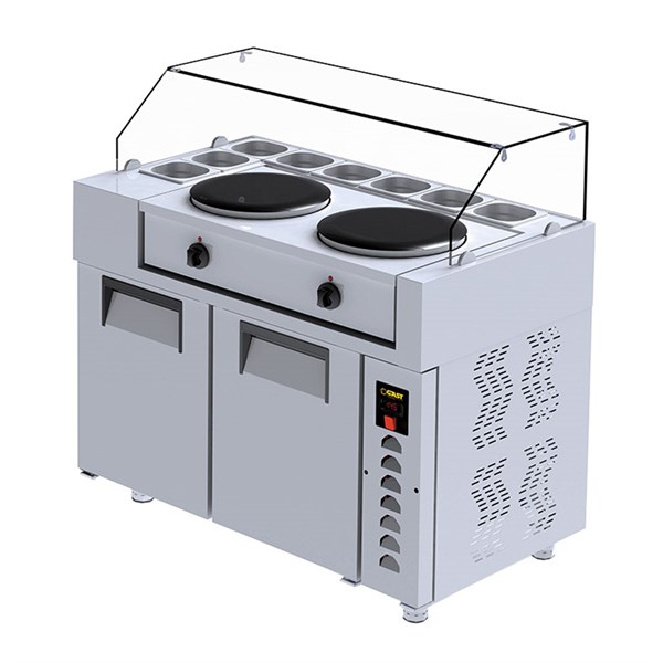 Gast KRB1200C 2 Kapılı Krep Buzdolabı