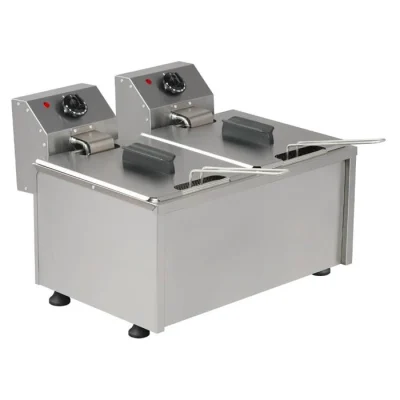 Omake 10+10 Litre Elektrikli Fritöz