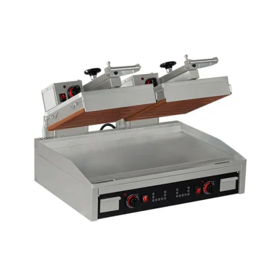 Omake BRG01 E25 Elektrikli Çift Kapaklı Burger Makinesi