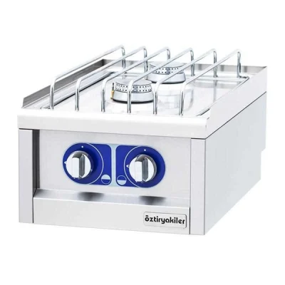 Öztiryakiler 600 Seri Set Üstü İkili Ocak Gazlı 40*60*26