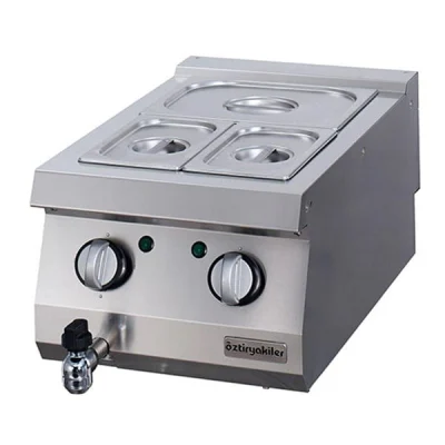 Öztiryakiler 700 Seri Set Üstü Bain Marie Elektrikli 40*70*30-Gn Kaplar Hariç