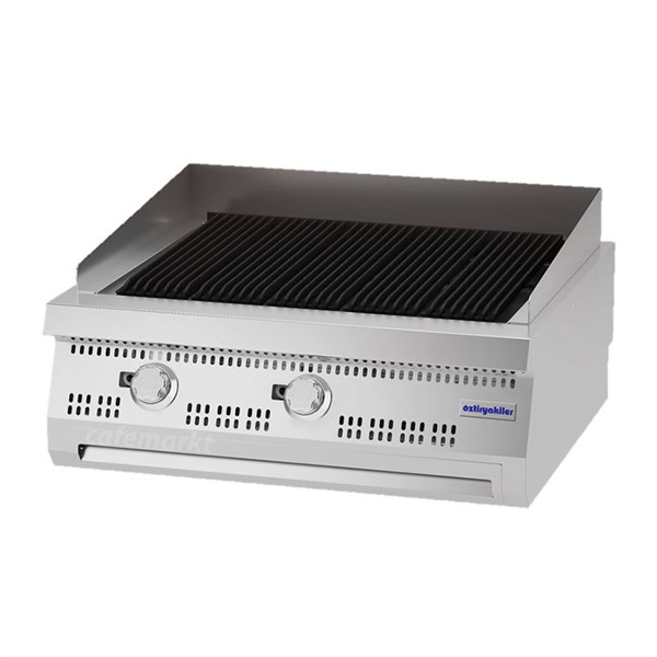 Öztiryakiler 900 Seri Set Üstü Dokum Izgara Gazlı V2 Model 80*90*30