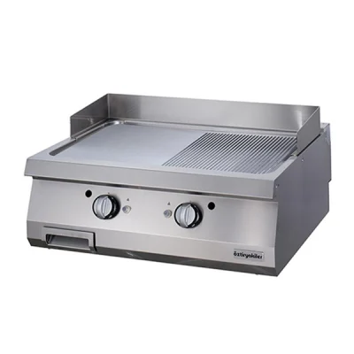 Öztiryakiler 900 Seri Set Üstü Grill Plate Y.Oluklu Elektrikli 80*90*30