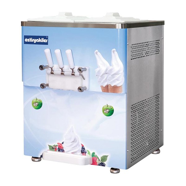 Öztiryakiler Dondurma Makinası Set Ustu 3 Kollu 2X6Lt Oef2500
