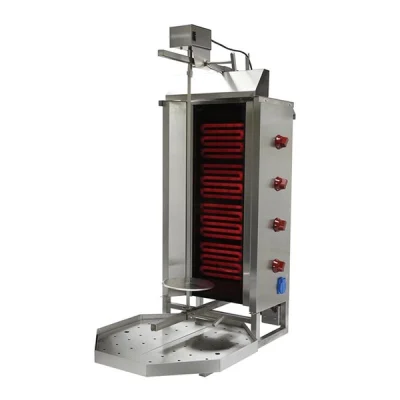 Öztiryakiler Döner Ocağı Elektrikli Ustten Motor 4E Model (Sekızgen Tepsılı)
