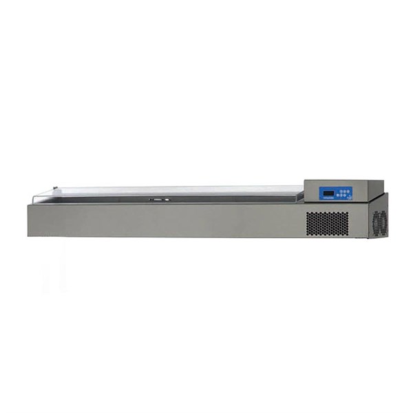Öztiryakiler Pzc 54 Alcak Plexıglass Kapaklı  Pizza Hazırlık Ünitesi