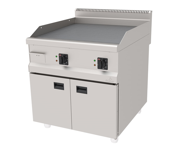 Atalay  AEI-890 CR Elektrikli Düz Pleyt Izgara Alt Dolaplı 80x90x85