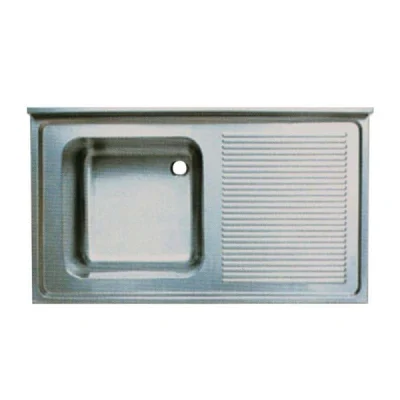 Öztiryakiler Tablalı Evye 100*60 Tek Goz Sag Damlalık 40*40*25 1,00 Mm