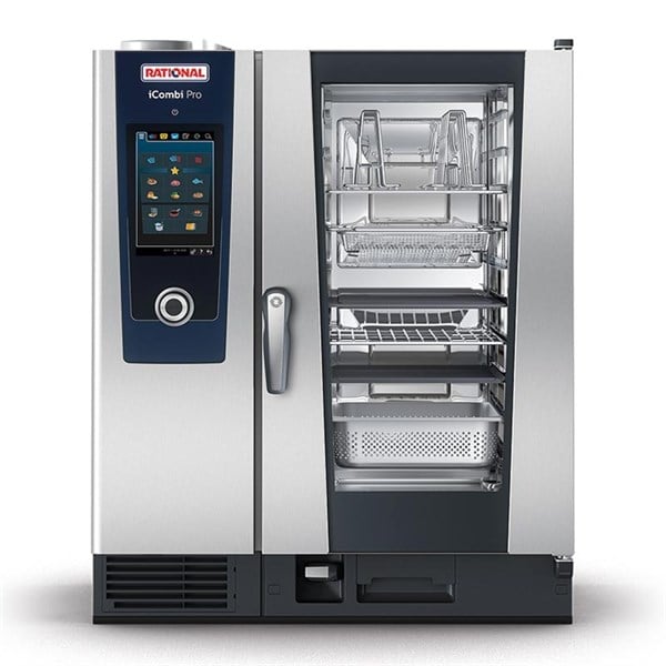 Rational İcombi Classic Buhar Konveksiyonlu Gazlı Fırın 10x1/1 Gn Kapasiteli
