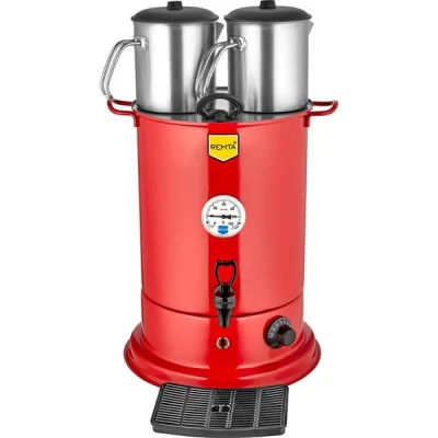 Remta EL11 2 Demlikli Elite Çay Makinesi 20 lt Kırmızı