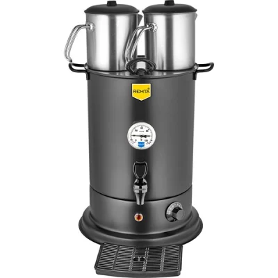Remta EL11 2 Demlikli Elite Çay Makinesi 20 lt Siyah