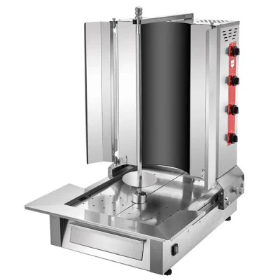 Remta MA05 4 lü Elektrikli Oval Camlı Alttan Motorlu Döner Ocağı