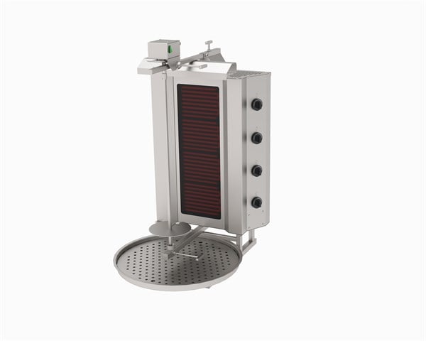 Atalay ADE-4U Döner Ocağı 4 Gözlü Elektrikli Üstten Motorlu Döner Ocağı