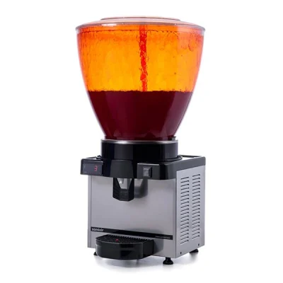 Samixir 40 L Panoramik Fıskiyeli Soğuk İçecek Dispenser Dijital Inox
