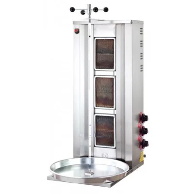 SilverInox 2161 3 Radyanlı LPG ve Doğalgazlı Döner Ocağı
