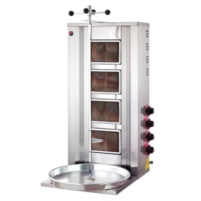 SilverInox 2162 4 Radyanlı LPG ve Doğalgazlı Döner Makinesi