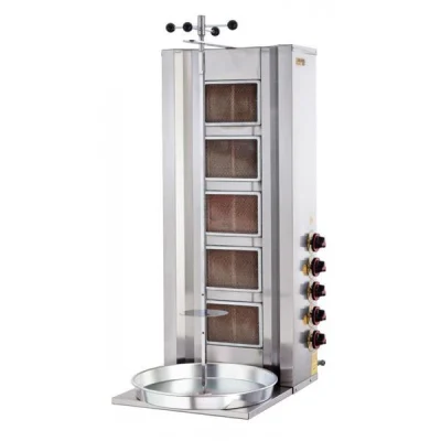 SilverInox 2167 5 Radyanlı Doğal Gazlı ve Lpgli Döner Ocağı