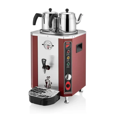 SilverInox EL-01K Elit Çay Makinesi Kırmızı 13 lt